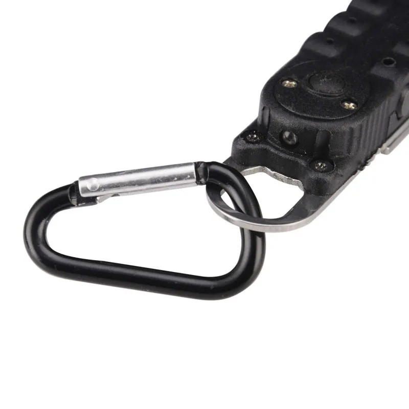 Multi-function screwdriver Multi-Tool Adjustable Wrench Jaw Screwdriver Plier Opener Keychain Survival Gear With LED Light