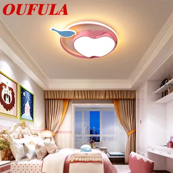 

OUTELA Children's Ceiling Lamp Apple Modern Fashion Suitable For Children's Room Bedroom Kindergarten