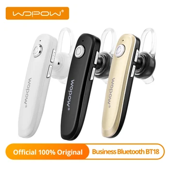

WOPOW Wireless Headphones BT18 Lightweight Bluetooth 4.1 Earphone HD Talk for Business Support Noise Cancel Bluetooth Headset