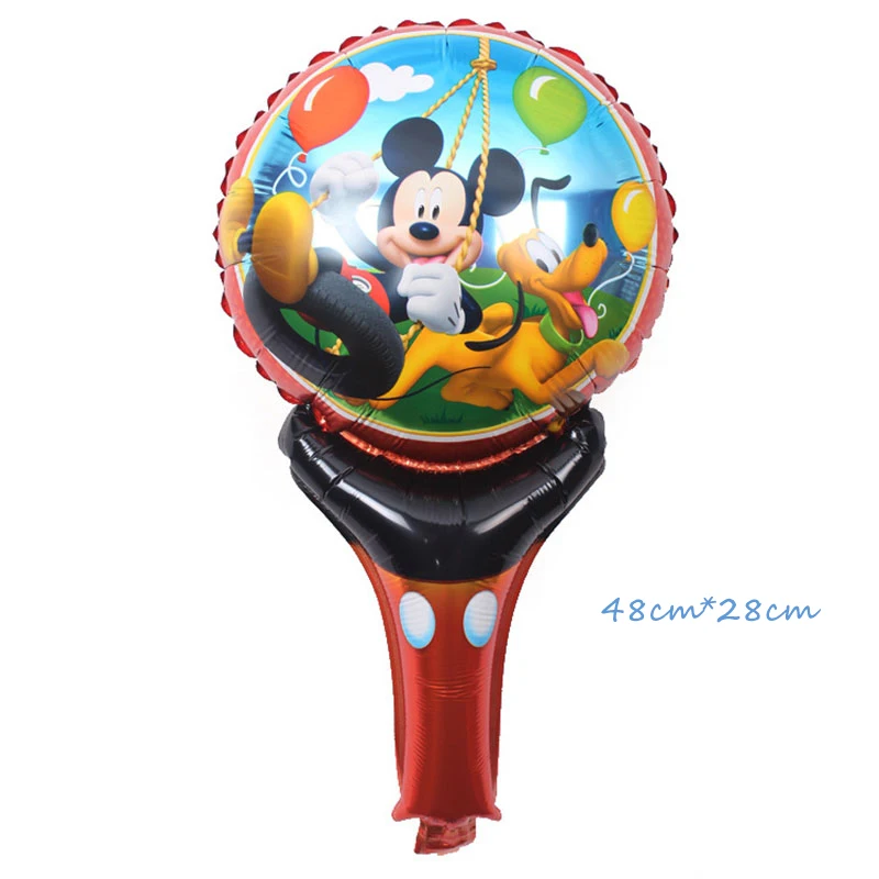 1 шт. Мини Микки Маус голова воздушный шарик из алюминиевой фольги воздушный шарик День Рождения украшения Детские s игрушки Поставки
