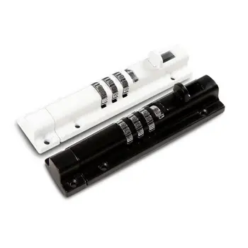 

Resettable 3 Dial Combination Sliding Bolt Lock Window Gate Security Door Shed