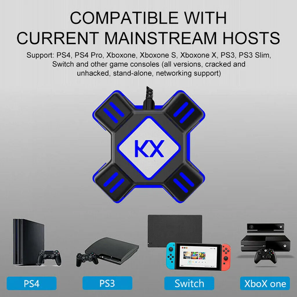 Адаптер конвертер для переключателя для PS4 Для PS3 США Мышь Клавиатура тип-c USB порт поставщик дропшиппинг