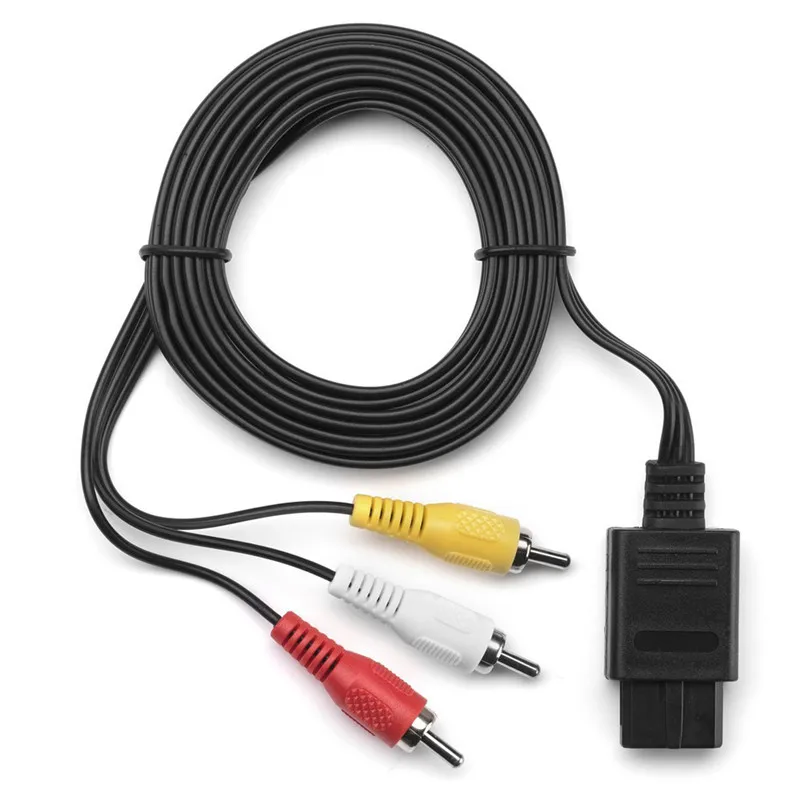 AV аудио кабель видеоадаптера шнур для SNES Super NES nintendo N64 Gamecube