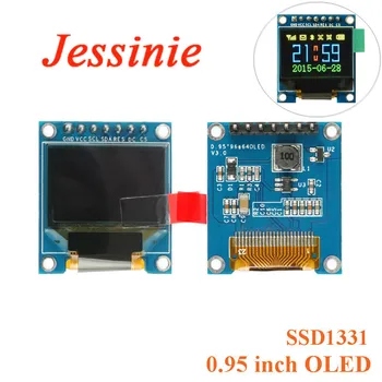 

0.95 inch OLED Display Module HD OLED Module SSD1331 Controller 7pin Resolution 96*64 Full Color For Arduino DIY SPI