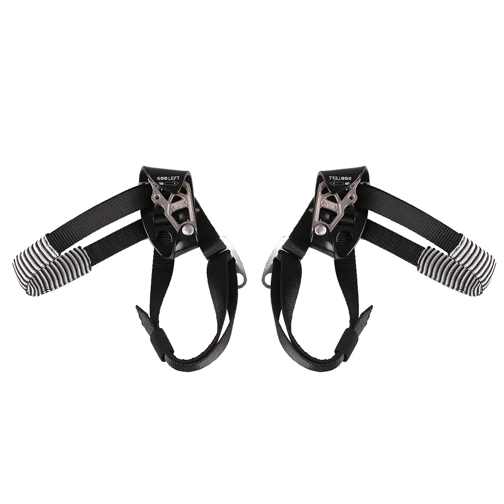 Mountaineering Rock Climbing Left Foot Rope Ascender Riser Equipment Device Tool
