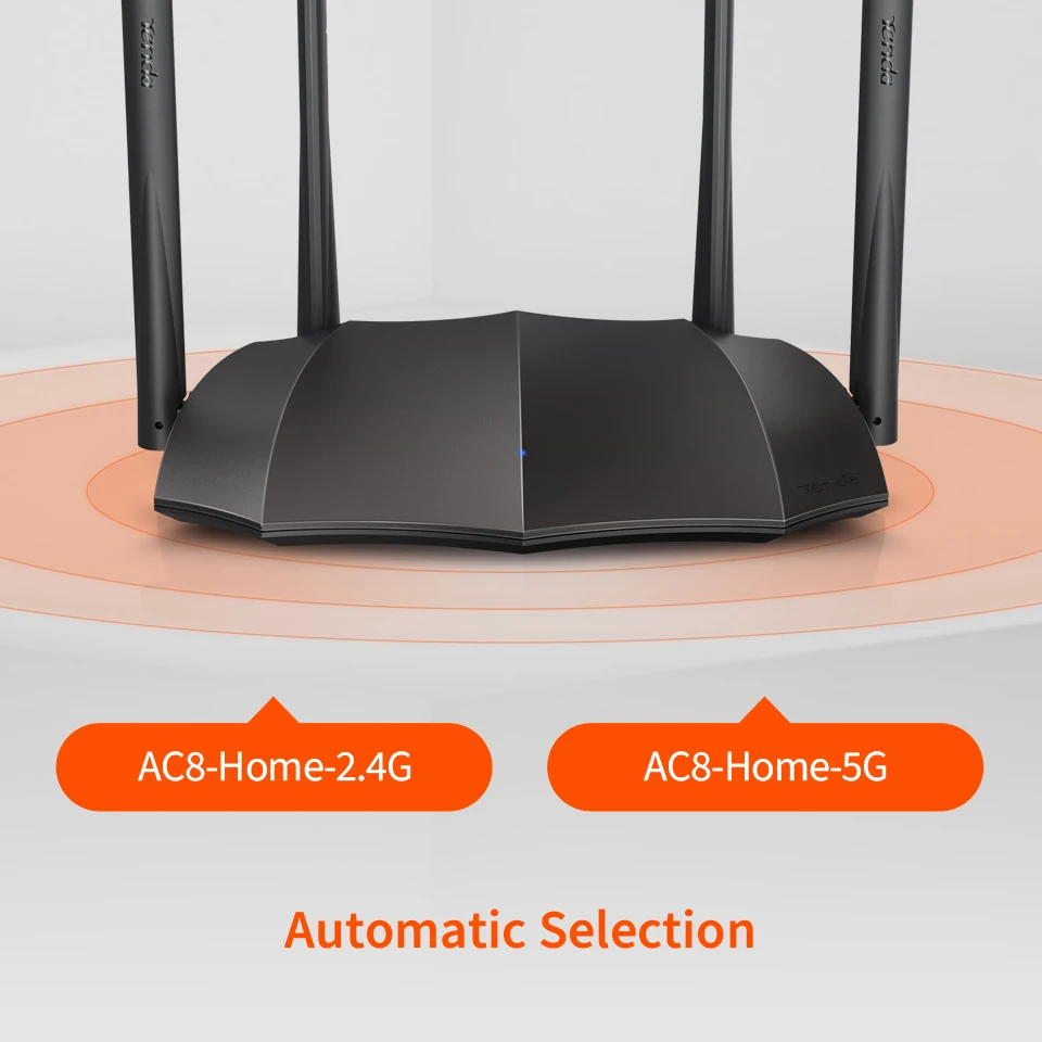 Tenda AC8 маршрутизатор Gigabit версия 2 4 ГГц Wi Fi 5 1167 Мбит/с * 6dBi с высоким коэффициентом