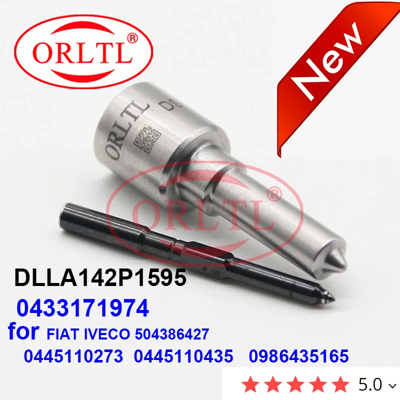

ORLTL Diesel Injector Nozzle DLLA142P1595 0433171974 for FIAT IVECO 0445110273 0445110435 0 445 110 273 0 445 110 435 0986435165