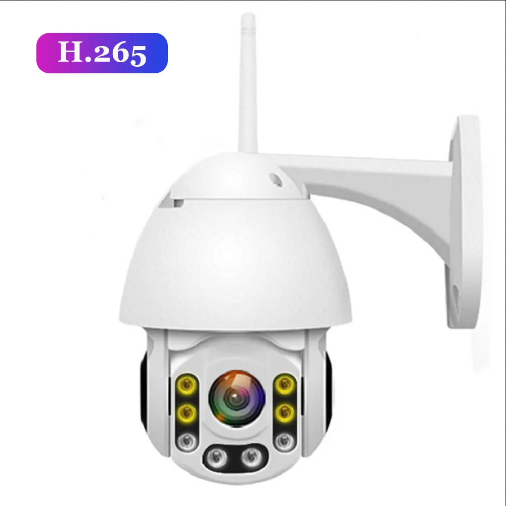 IP66 Wifi Pan камера двухстороннее аудио/Обнаружение движения ночное видение ONVIF/PTZ H.265 гуманоидное обнаружение/звуковой сигнал
