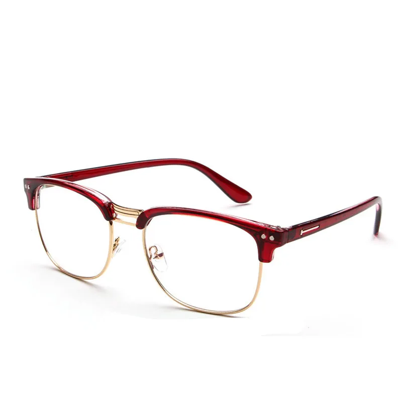 Круглые мужские и женские антисиние ретро-очки для чтения lunette женские очки оправа дамские ленивые прозрачные компьютерные очки оправа для очков
