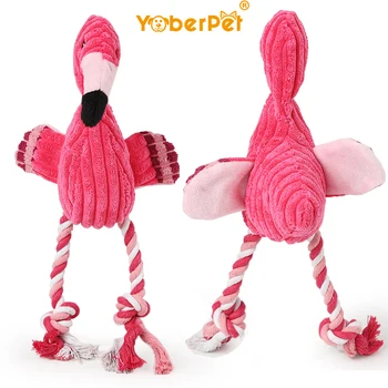 

YoberPet Squeaky Fun Dogs Animal Shape Toys Gift Set Chew Squeaker Dog Red Bird Toys for Dogs