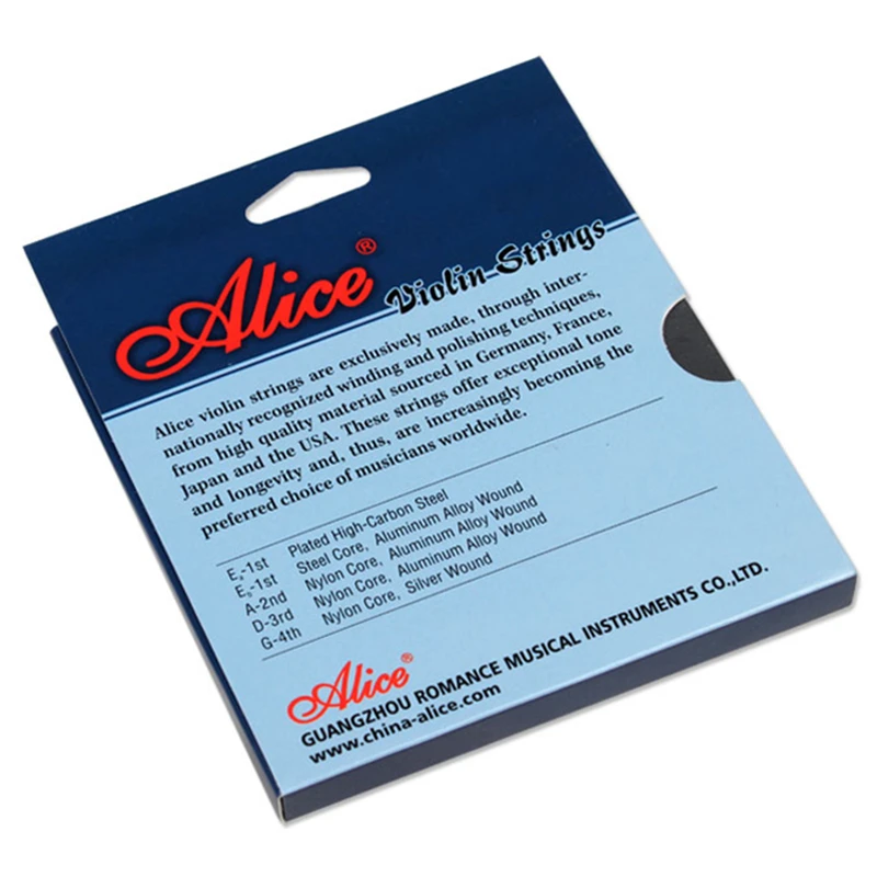 Скрипка, струны Alice, бренд A709, высококлассная скрипка, нейлоновые струны, обновленная модель A708