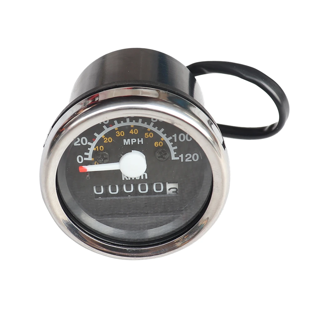 Motorcycle Speedometer Classic 120km Dirt Monkey Street Pit Offroad Bike Atv Universal Digital