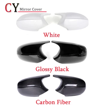 

1Pair Carbon Fiber/ABS Mirror Cover E90 Car Rearview Mirror Cap Cover Direct Replace For BMW E90 E91 08-11 E92 E93 10-13