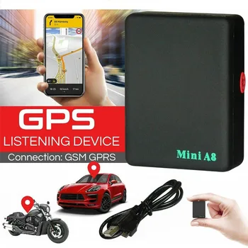 

A8 Mini GPS Tracker Children Elder Pets Position Locator Remote Control GSM/GPRS Tracker USB Rechargeable