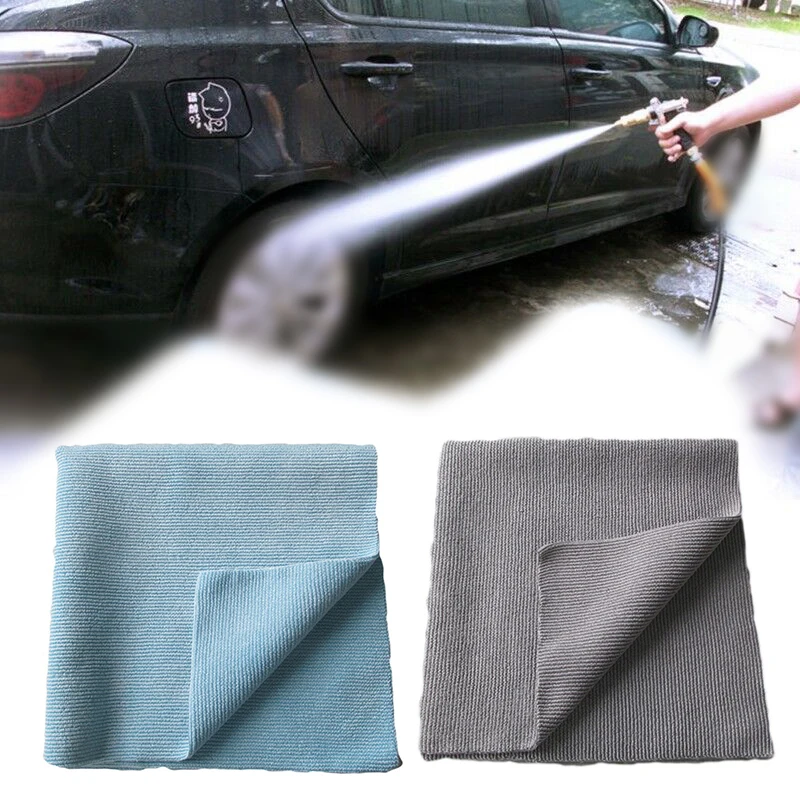 Микрофибра, моющее полотенце для автомобиля, Супер Абсорбирующая ткань для чистки 40*40 см, авто окно, очистка