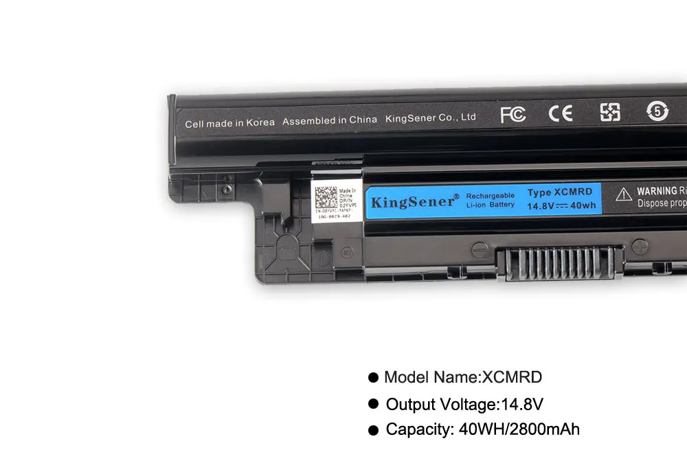 Kingsener-xcmrd Mr90y Bateria do Portátil Coréia do Celular Dell Inspiron 3441 3442 3443 5721 3521 3437 3537 5437 5537 3737 5737 5421 - Imagem 3