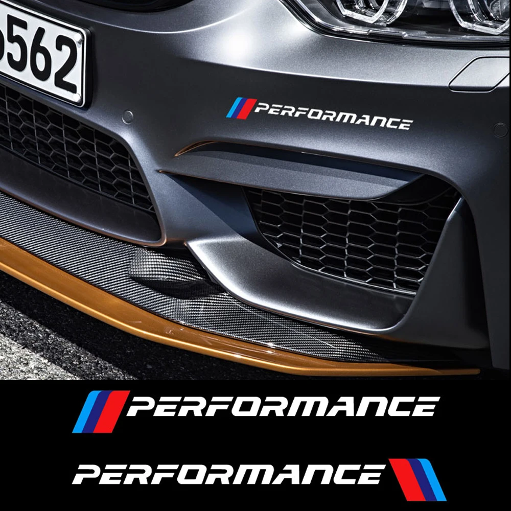 2 шт. наклейки на передний бампер для BMW все модели F10 F20 F30 E36 E90 E46 X3 X5 G30|Наклейки