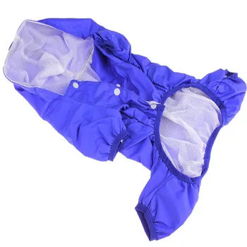 

Pet Dog Clothes Dog Raincoat with Hood Reflective Rain coat for Dog Double Layer Waterproof Puppy Jacket for Rain Pet Apparel