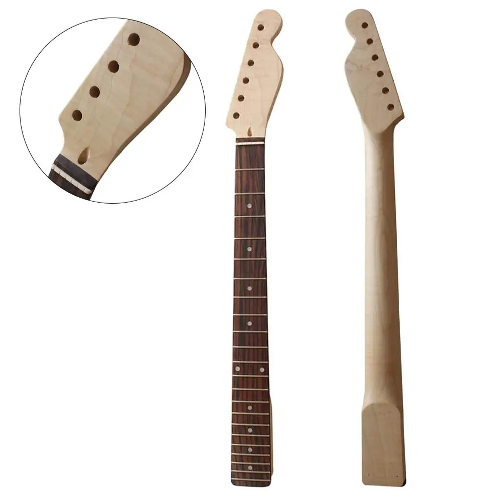 

21 Electric Guitar Neck Maple Neck + Rosewood Fingerboard For Fender TELE TL Without Back Center Line Guitar Accessories DIY Sup