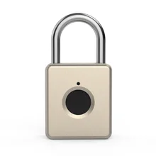 A almofada da cópia do dedo bloqueia os cadeados originais pequenos espertos impermeáveis com impressão digital