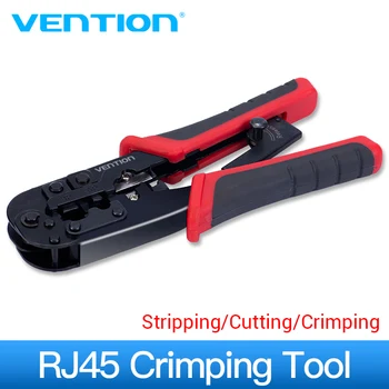 

Vention Rj45 Crimping Tool Network Cable Crimper Cutting Tools Kits Crimping Stripper Punch Down Rj45 Rj12 Rj11 Ethernet Cable