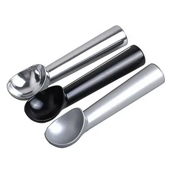 

New Stainless Steel Ice Cream Spoon Portable Aluminum Alloy Non-stick Anti-feeze Ice Cream Baller Scoop Home Kitchen Tools