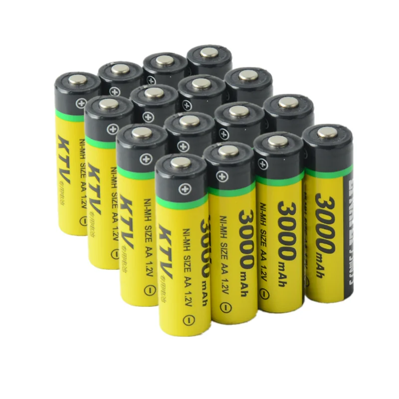 

4pcs/lot AA Rechargeable Batery 1.2V 3000mAh Ni-MH Battery Low Self Discharge Suitable for Electrical Toy Microphone aa Battery