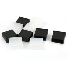 FFYY-10Pcs Пластик usb-разъёмы штепсельного и розеточного анти-Пылезащитная заглушка для фиксаторы уход за кожей лица маска Кепки Крышка черный прозрачный