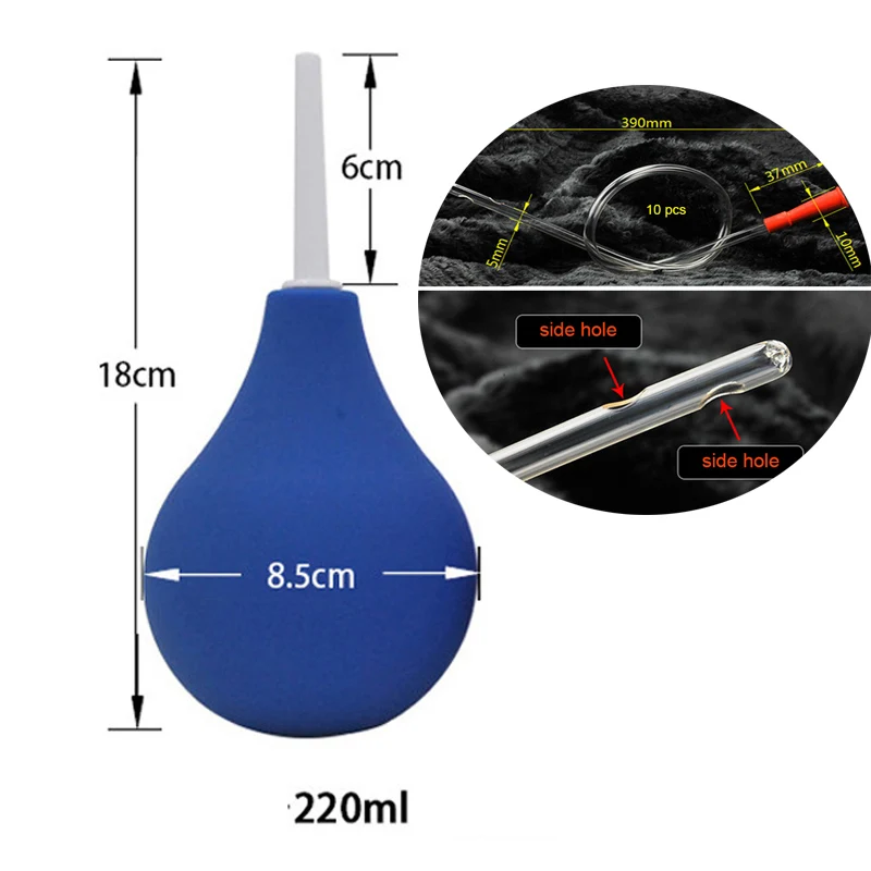Wetips шприц лампа Очищающая Клизма Душ груша для промывки ануса моющий анус Анальный Душ анальный клистер анальская лампа резиновая клизма