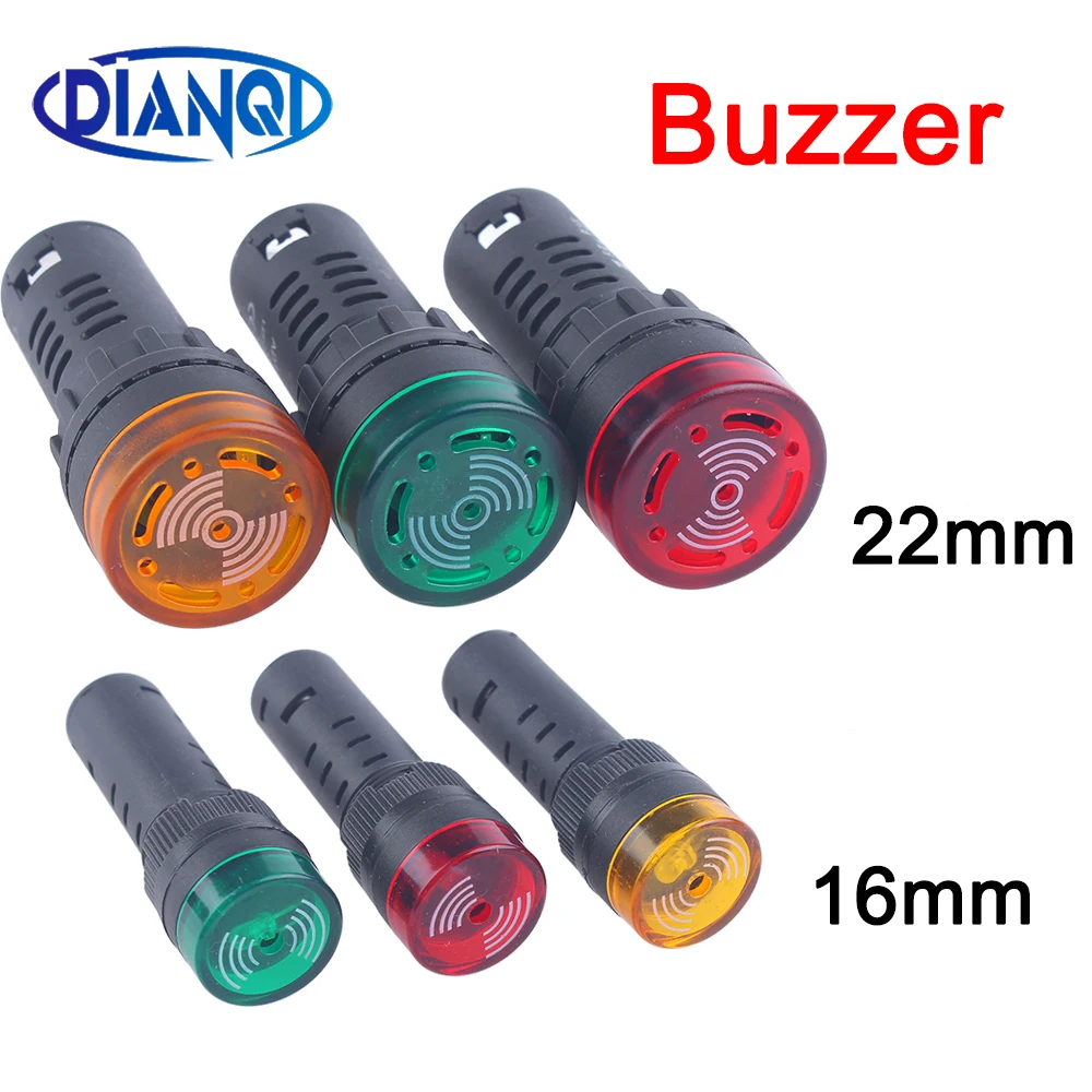 3x Панель крепление AD16-16SM 22SM 12V 24V 220V 22 мм флэш-сигнал светильник светодиодный