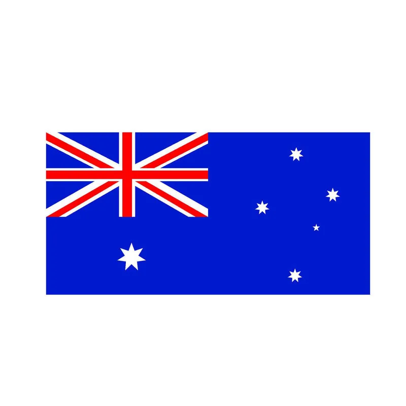 

New Reflective Vinyl High-quality Australian Aus National Flag Car-Sticker Decals Bumper Bodywork Car Interior KK16*8cm