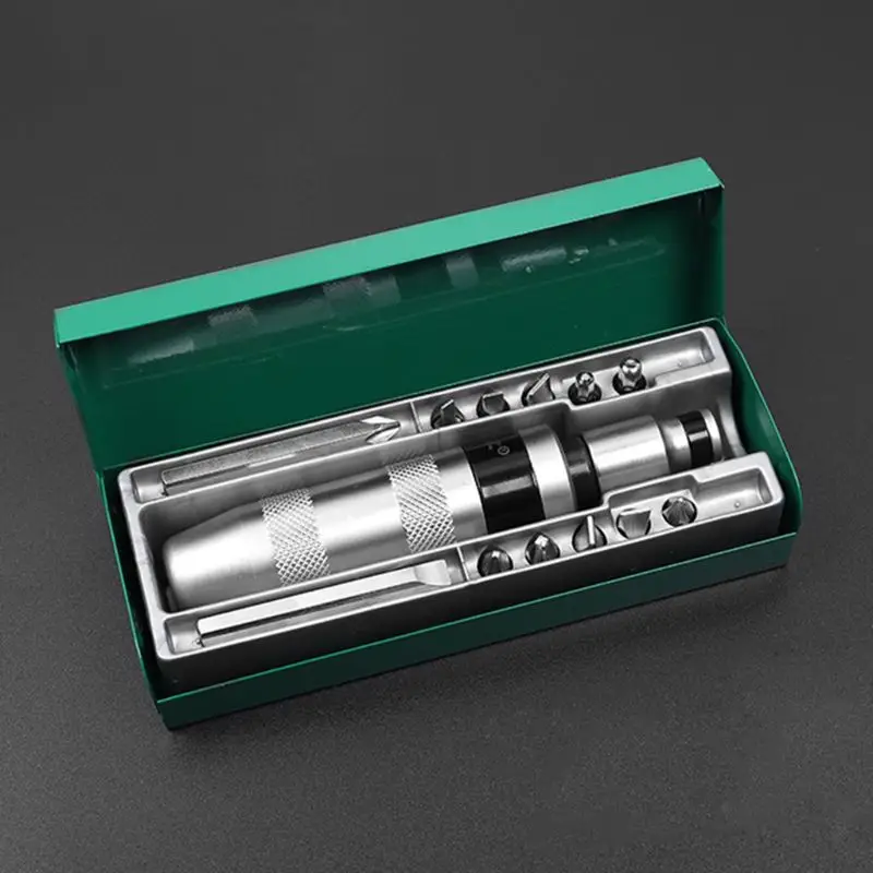 Online Destornillador de impacto portátil profesional para sujetadores resistentes con Mango antideslizante y pernos congelados aflojadores en caliente 63HF