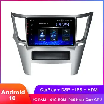 

9" IPS Display Android 10 Car Stereo GPS For Legacy Outback 2009 2010 2011 2012 2013 2014 Carplay Radio WiFi DSP Audio Video
