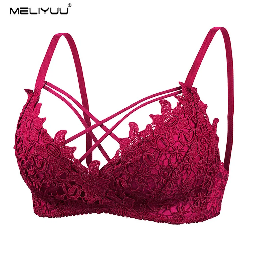 

Lace-Bras Underwear Women Sexy Lingerie Support Push up Bras Padded Corset Brassiere Cozy Wireless Bralette BH Top