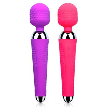Powerful Clitoris Vibrators USB Recharge Magic Wand AV Dildo Massager Sexual Wellness Erotic Sex Toys for Women Adult Product 2