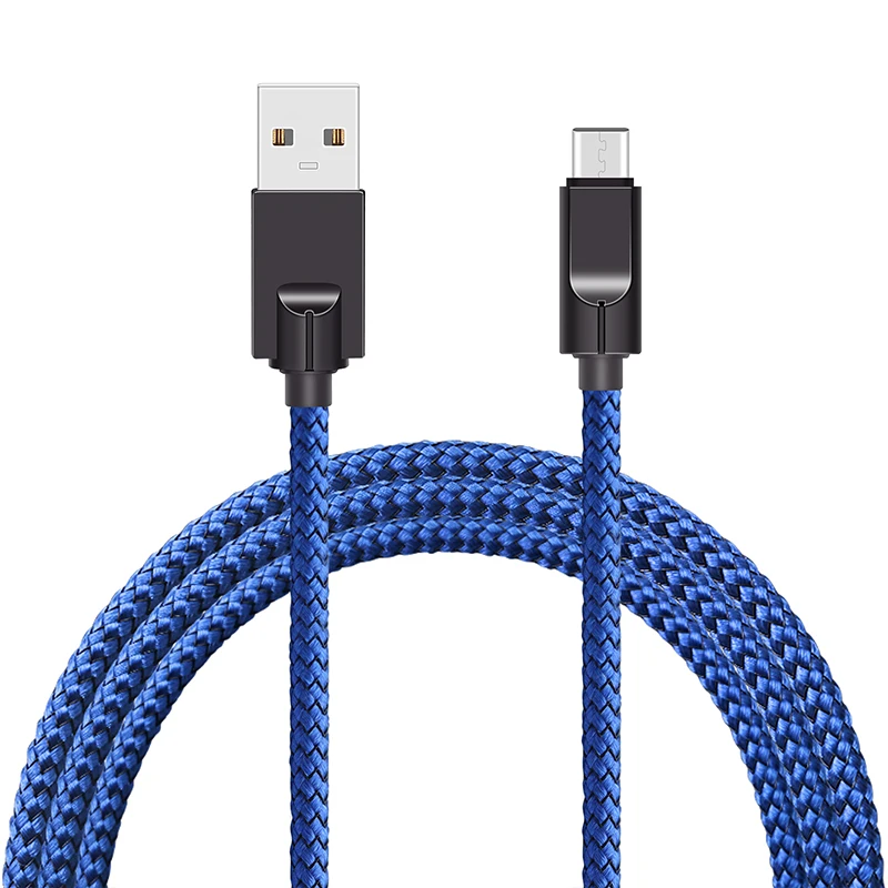 1 м 2.5A usb type C Быстрая зарядка для xiaomi redmi k20 pro USB C кабель для мобильного телефона type C для huawei P30 Pro P20 Lite usb type-C - Цвет: Blue