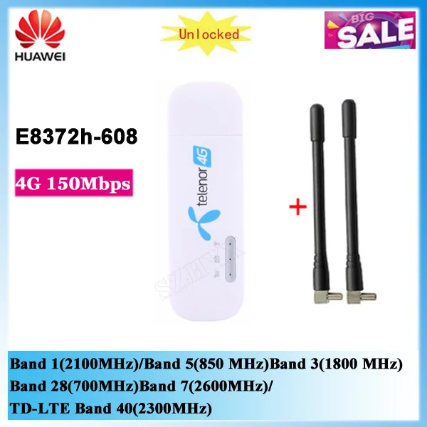 Разблокированный модем Huawei E8372 150 Мбит/с 4G LTE Wi Fi USB флешка CAT4|3G модемы| |