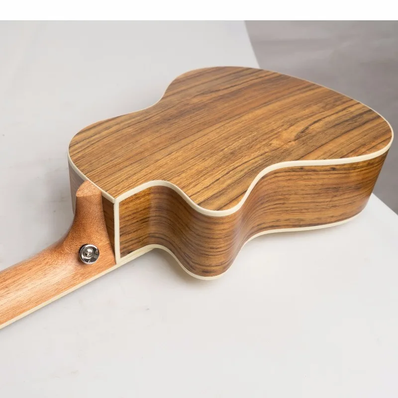 Ukulele Cutaway акустическая электрическая концертная Tenor 23 26 дюймов Мини Гавайская