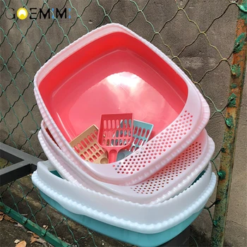 

Pet dog Cat Toilet Training Bedpan self cleaning Litter Box Anti Splash Puppy Home Plastic Sandbox Pets Supplies