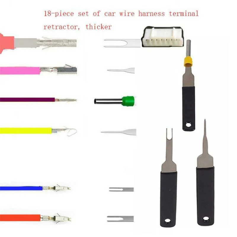 

Connector Needle Remover Kit Stainless steel Automotive Terminal Removal