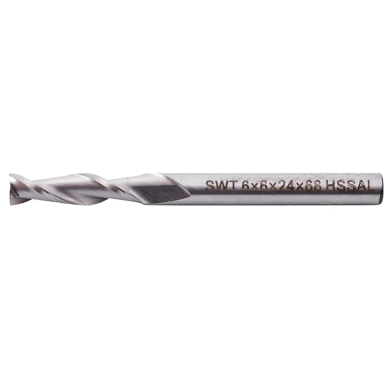 

HSS 6mm cutting diameter6mm shank 2 flute milling cutter