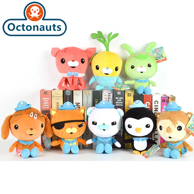 Octonauts плюшевые игрушки 13 см/19 см/30 см кукла Kwazii песо барналс tslow Аниме фигурки