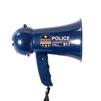 

Portable Kids Megaphone Horn Speaker Pretend Play Kids Policeman's Megaphone Bullhorn Birthday Day Gift Toy
