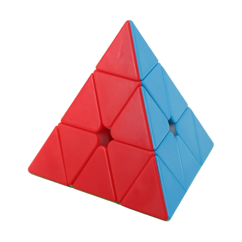 

Pyramid Mirror Magic Cube Rice Dumpling Gold Silver Skew Smooth Cubo Magico Educational Children's Toy Stress Reliever AA50MF