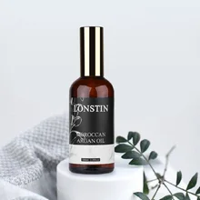100ML Lonstin Moroccan Organics Argan Oil Hair Care Products For Natural Hair Dry Damage Hair Treatment
