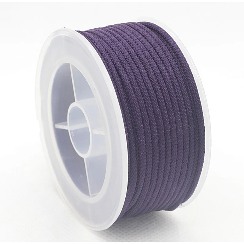 ATF Nylon Runde Cords 5mm Geflochtene Seile DIY String Strap Themen Sicken Armband Für Schmuck Machen Handwerk Gewebt Spitze – Detail 27