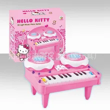 Детская музыкальная электронная клавиатура мультфильм 3D светильник и музыка фортепиано детский музыкальный инструмент образовательный Раннее детство Mu