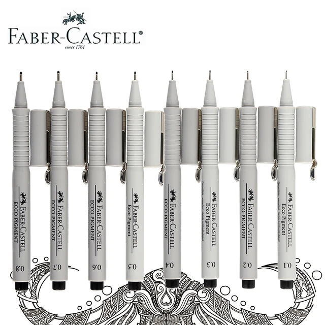 Faber-castell Line Marker | Gel Pen 1pcs Faber-castell Marker Gel Pen Design Black - Aliexpress
