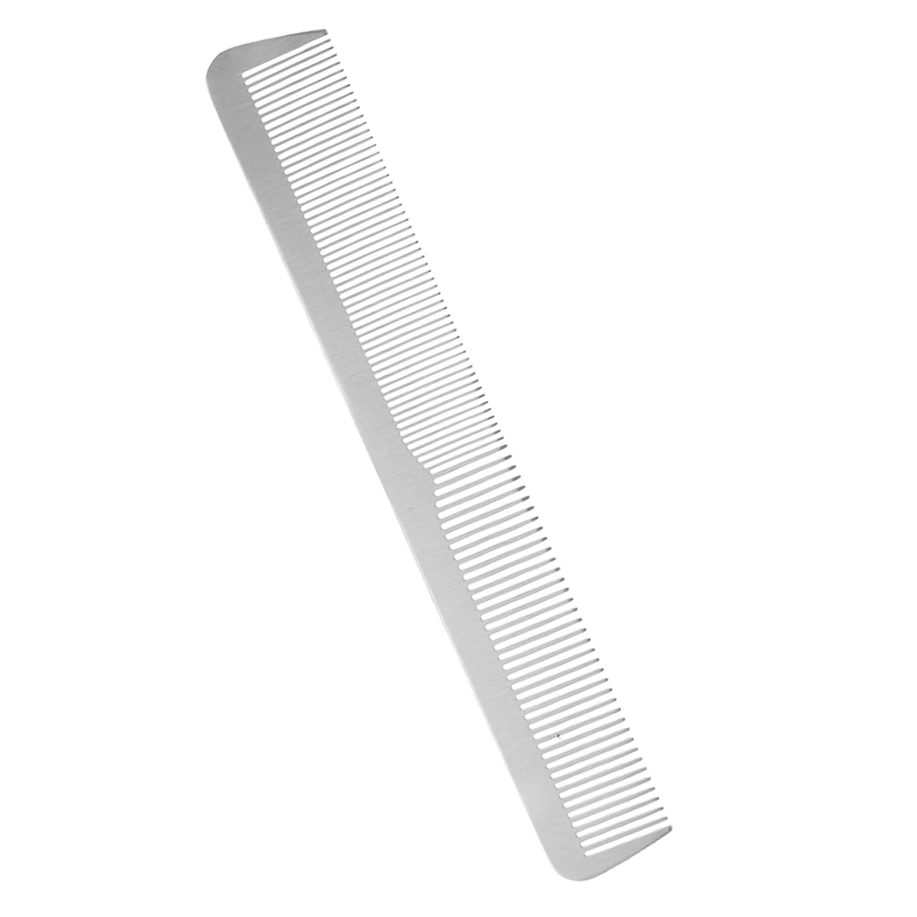 Salon Comb Steel Haircut Comb Barber Hairdressing Combs for Professional Hair Cutting Long Tail Comb