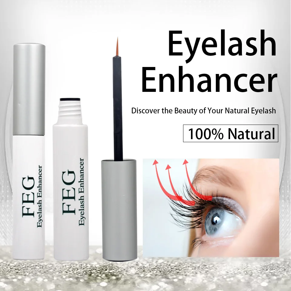 FEG Eyelash Growth Serum100% Original Eyelash Treatment Serum Natural Medicine Eyelash Growth Enhancer Lengthening Longer makeup